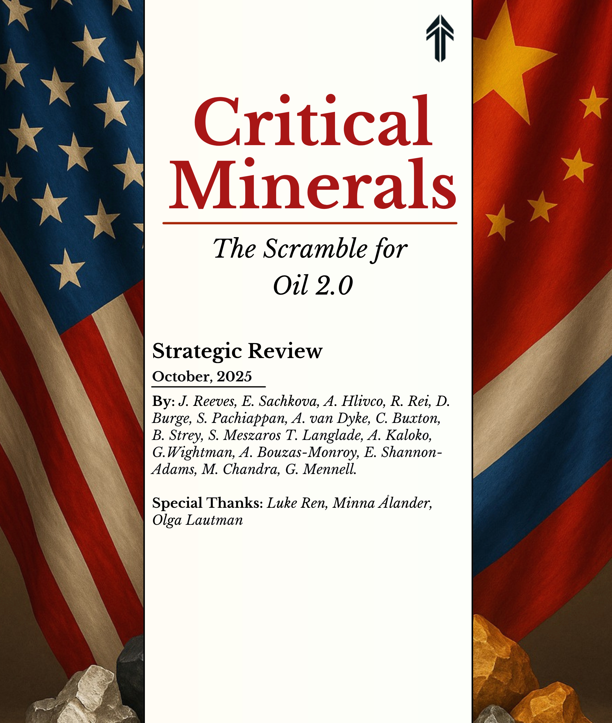 Critical Minerals: The Scramble for Oil 2.0 cover